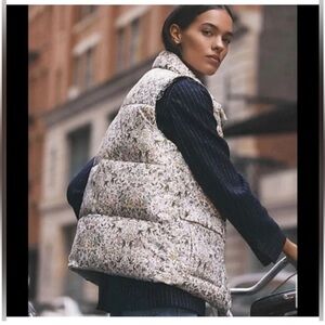 J.Crew Puffer vest in Liberty® Tapestry floral with PrimaLoft®: SZ XS